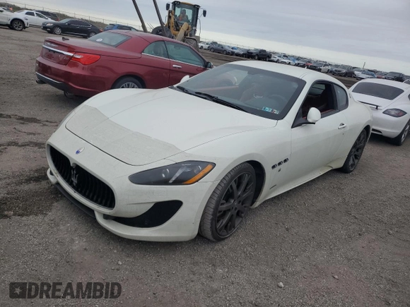 2013 Maserati GranTurismo Sport with VIN ZAM45VLA2D0072081, listed as a Copart auction lot 76554224 with Not provided miles and Non repairable. Bid and sale history available at DreamBid. Image 1.