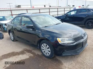 2014 Volkswagen Jetta Sedan S with VIN 3VW2K7AJ8EM384176, listed as a IAAI auction lot 42061413 with 132,474 mi miles. Bid and sale history available at carsss.com. Image 1.