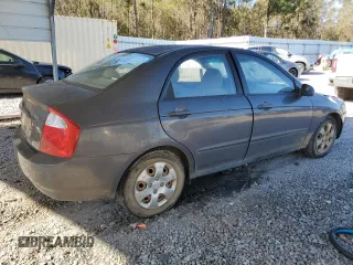 2006 Kia Spectra EX with VIN KNAFE122665277678, listed as a Copart auction lot 74695984 with 205,742 mi miles and Salvage Title. Bid and sale history available at carsss.com. Image 3.