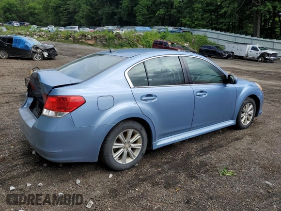 2011 Subaru Legacy Premium with VIN 4S3BMBF69B3219660, listed as a Copart auction lot 59640214 with 144,549 mi miles and Non repairable. Bid and sale history available at DreamBid. Image 3.