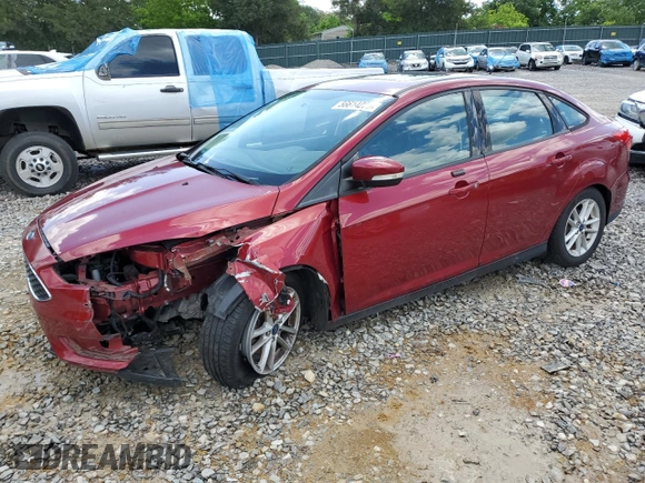 2016 Ford Focus SE z VIN 1FADP3F22GL355192, wystawiony jako Copart lot #56614225 z przebiegiem 56 214 mil mil oraz Szkoda całkowita • Salvage title. Historia ofert i sprzedaży dostępna na DreamBid. Obrazek 1.