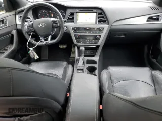 2015 Hyundai Sonata Sport with VIN 5NPE34AB7FH117090, listed as a Copart auction lot 55347845 with 131,090 mi miles and Clean Title. Bid and sale history available at carsss.com. Image 8.