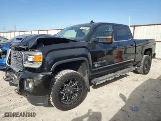 2019 GMC Sierra 2500HD Denali with VIN 1GT12SEY0KF155527, listed as a Copart auction lot 46819265 with 0 mi miles and Salvage Title. Bid and sale history available at carsss.com. Image 1.