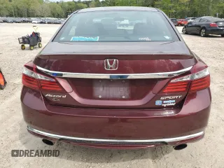 2016 Honda Accord Sport with VIN 1HGCR2F58GA158349, listed as a Copart auction lot 53024935 with 97,982 mi miles and Salvage Title. Bid and sale history available at DreamBid. Image 6.