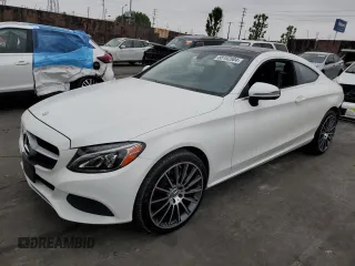 2017 Mercedes-Benz C C 300 with VIN WDDWJ4JB5HF515539, listed as a Copart auction lot 58152804 with 69,860 mi miles and Salvage Title. Bid and sale history available at carsss.com. Image 1.