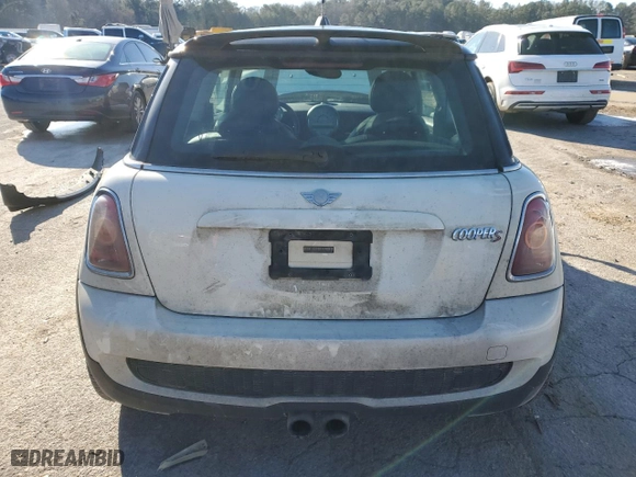 2008 MINI Cooper Hardtop S with VIN WMWMF73568TV35017, listed as a Copart auction lot 46003155 with NaN miles and Salvage Title. Bid and sale history available at carsss.com. Image 6.