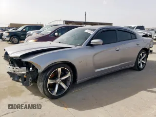 2014 Dodge Charger RT Plus with VIN 2C3CDXCTXEH295714, listed as a Copart auction lot 47591955 with 119,210 mi miles and Salvage Title. Bid and sale history available at carsss.com. Image 1.