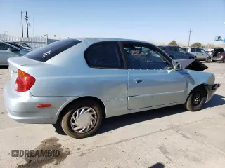 2005 Hyundai Accent GLS with VIN KMHCG35C55U337255, listed as a Copart auction lot 43761985 with 192,585 mi miles and Salvage Title. Bid and sale history available at carsss.com. Image 3.