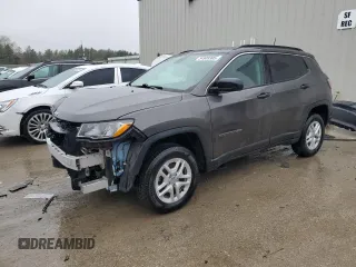 2020 Jeep Compass Sport с VIN 3C4NJDAB8LT210072, выставлен на аукционе Copart как лот 54908305 с пробегом 104 662 миль миль и Списание • Salvage title. История ставок и продаж доступна на DreamBid. Изображение 1.