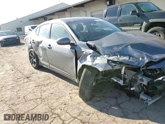 2024 Nissan Sentra SV with VIN 3N1AB8CV8RY296279, listed as a Copart auction lot 46905645 with Not Provided miles and Salvage Title. Bid and sale history available at carsss.com. Image 10.