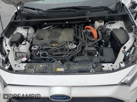 2024 Toyota RAV4 Hybrid XLE Premium with VIN 2T3B6RFV8RW074600, listed as a Copart auction lot 59560115 with 23,839 mi miles and Salvage title. Bid and sale history available at DreamBid. Image 12.