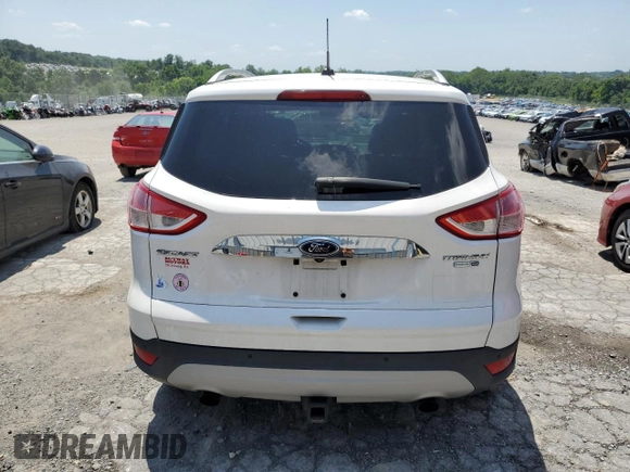 2016 Ford Escape Titanium with VIN 1FMCU9J96GUA48071, listed as a Copart auction lot 60742815 with 193,100 mi miles and Salvage title. Bid and sale history available at DreamBid. Image 6.