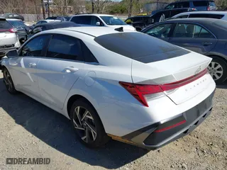 2024 Hyundai Elantra SEL with VIN KMHLS4DG2RU806039, listed as a IAAI auction lot 41674804 with 13,122 mi miles. Bid and sale history available at carsss.com. Image 3.