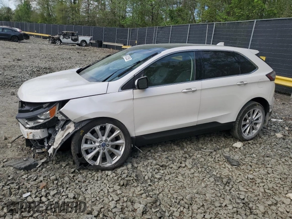 2017 Ford Edge Titanium z VIN 2FMPK4K80HBC30050, wystawiony jako Copart lot #54122585 z przebiegiem 58 023 mil mil oraz Szkoda całkowita • Salvage title. Historia ofert i sprzedaży dostępna na DreamBid. Obrazek 1.
