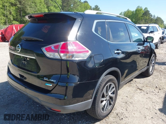2014 Nissan Rogue S with VIN 5N1AT2MV7EC824253, listed as a IAAI auction lot 42055710 with 114,147 mi miles. Bid and sale history available at carsss.com. Image 4.
