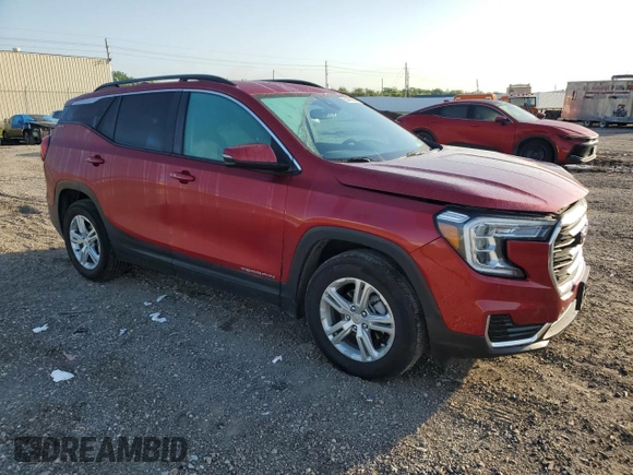 2024 GMC Terrain SLE with VIN 3GKALMEG2RL263197, listed as a Copart auction lot 52462895 with 29,070 mi miles and Salvage title. Bid and sale history available at DreamBid. Image 4.