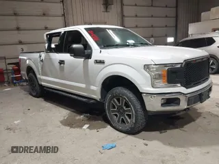 2019 Ford F-150 XL with VIN 1FTEW1E59KKC90468, listed as a IAAI auction lot 41607725 with 136,504 mi miles. Bid and sale history available at carsss.com. Image 1.