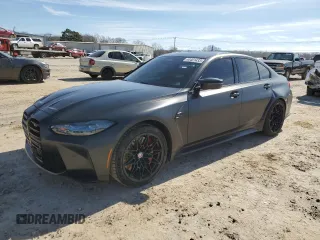 2022 BMW M3 Competition xDrive z VIN WBS43AY05NFN14913, wystawiony jako Copart lot #40401433 z przebiegiem Nie podano mil oraz . Historia ofert i sprzedaży dostępna na DreamBid. Obrazek 1.