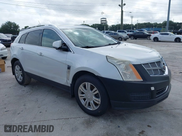 2011 Cadillac SRX Luxury Collection with VIN 3GYFNAEY7BS584662, listed as a IAAI auction lot 40268537 with 157,817 mi miles. Bid and sale history available at carsss.com. Image 1.
