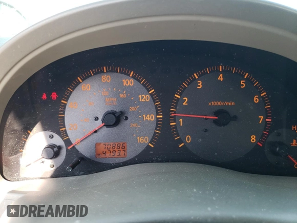 2003 Infiniti G35 w/Leather with VIN JNKCV51E73M314861, listed as a Copart auction lot 74924954 with 70,886 mi miles and Salvage Title. Bid and sale history available at DreamBid. Image 9.