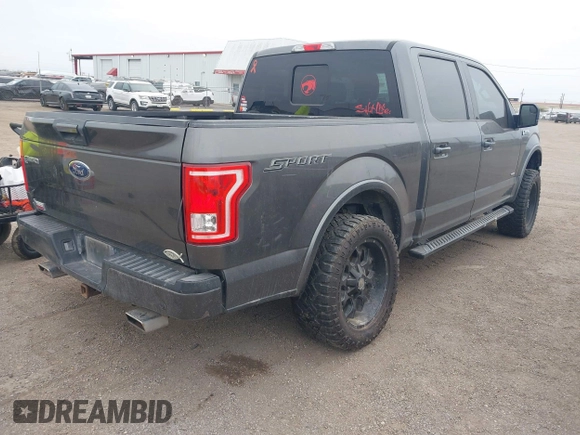 2016 Ford F-150 XL with VIN 1FTEW1CG6GKD87185, listed as a IAAI auction lot 41624791 with 184,522 mi miles and . Bid and sale history available at carsss.com. Image 4.