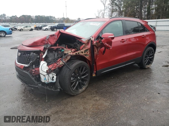 2022 Cadillac XT4 FWD Sport with VIN 1GYFZER43NF108145, listed as a Copart auction lot 83984054 with 36,603 mi miles and Salvage title. Bid and sale history available at DreamBid. Image 1.