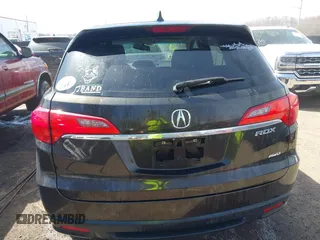 2015 Acura RDX Tech Pkg with VIN 5J8TB4H57FL010760, listed as a IAAI auction lot 41819346 with 107,178 mi miles. Bid and sale history available at carsss.com. Image 16.