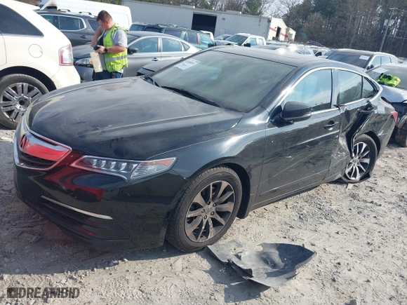2017 Acura TLX with VIN 19UUB1F36HA002183, listed as a IAAI auction lot 41508851 with 150,159 mi miles. Bid and sale history available at carsss.com. Image 17.