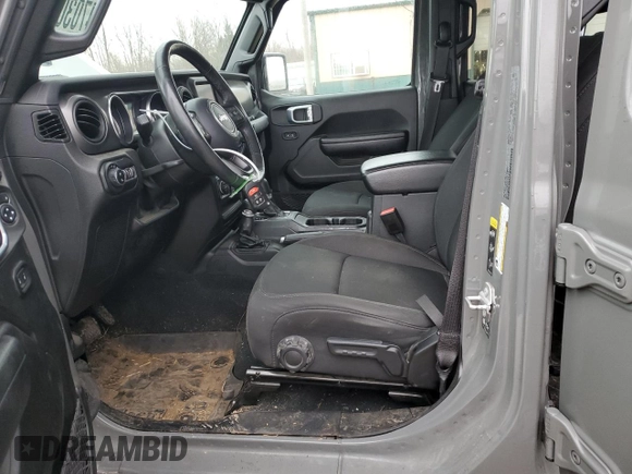 2022 Jeep Gladiator Willys with VIN 1C6HJTAG4NL139090, listed as a Copart auction lot 47030245 with 60,204 mi miles and Salvage title. Bid and sale history available at DreamBid. Image 7.