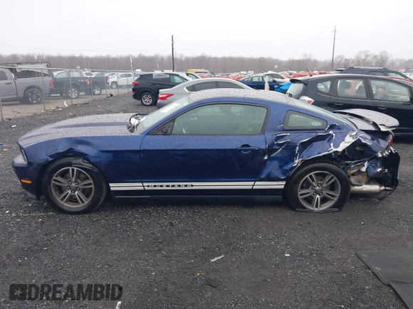 2012 Ford Mustang V6 Premium with VIN 1ZVBP8AM7C5268553, listed as a IAAI auction lot 41715730 with 97,848 mi miles. Bid and sale history available at carsss.com. Image 14.