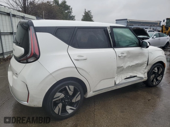 2023 Kia Soul GT-Line with VIN KNDJ53AU4P7867430, listed as a Copart auction lot 45117465 with 104,991 mi miles and Salvage Title. Bid and sale history available at carsss.com. Image 3.