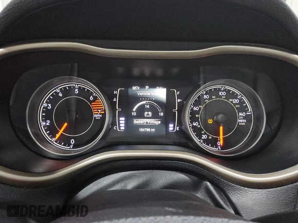 2016 Jeep Cherokee 75th Anniversary with VIN 1C4PJLCB4GW256675, listed as a Copart auction lot 58152665 with 154,796 mi miles and Clean title. Bid and sale history available at DreamBid. Image 9.