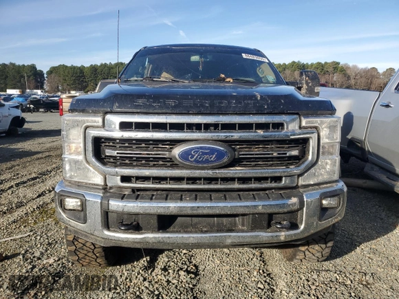 2022 Ford F-250 XL with VIN 1FT8W2BT8NEF20073, listed as a Copart auction lot 88483055 with 66,722 mi miles and Salvage title. Bid and sale history available at DreamBid. Image 5.