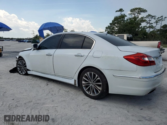2013 Hyundai Genesis 3.8L z VIN KMHGC4DD7DU244166, wystawiony jako Copart lot #58535535 z przebiegiem 97 449 mil mil oraz Szkoda całkowita • Salvage title. Historia ofert i sprzedaży dostępna na DreamBid. Obrazek 2.