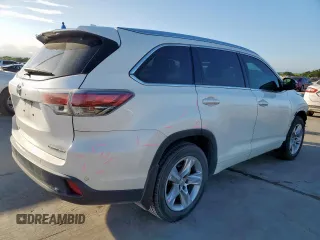 2015 Toyota Highlander Limited with VIN 5TDDKRFH9FS117899, listed as a Copart auction lot 61052845 with 138,048 mi miles and Salvage title. Bid and sale history available at DreamBid. Image 3.