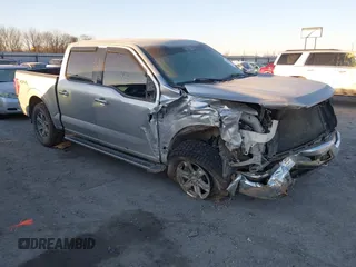 2021 Ford F-150 XL with VIN 1FTFW1E56MFA46051, listed as a IAAI auction lot 41342210 with 94,729 mi miles. Bid and sale history available at carsss.com. Image 1.