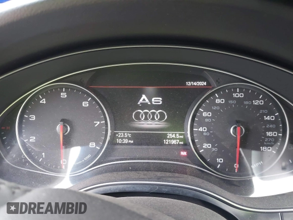 2013 Audi A6 Premium Plus with VIN WAUDFAFC6DN152930, listed as a IAAI auction lot 41186245 with 121,967 mi miles and . Bid and sale history available at DreamBid. Image 7.