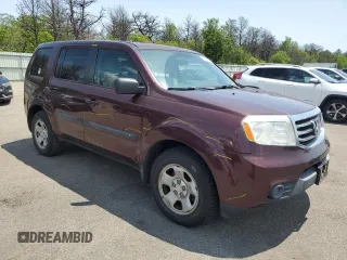 2014 Honda Pilot LX z VIN 5FNYF4H2XEB044367, wystawiony jako Copart lot #59216485 z przebiegiem 94 754 mil mil oraz Szkoda całkowita • Salvage title. Historia ofert i sprzedaży dostępna na DreamBid. Obrazek 4.