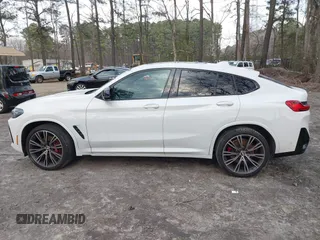 2023 BMW X4 M40i with VIN 5UX43DT02P9T17357, listed as a IAAI auction lot 41683916 with 25,954 mi miles and . Bid and sale history available at DreamBid. Image 13.
