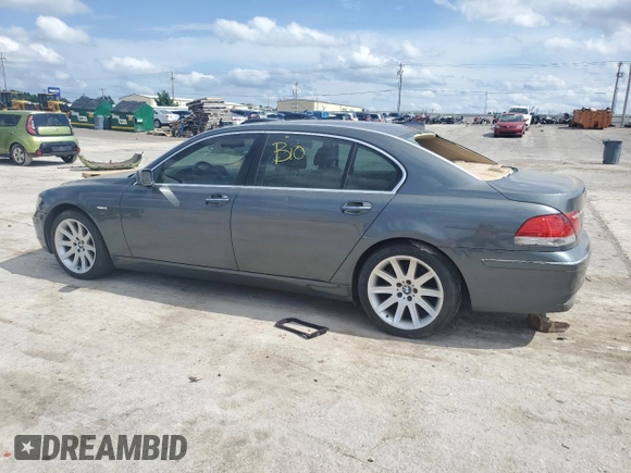 2006 BMW 7 Series 750Li z VIN WBAHN83576DT35295, wystawiony jako Copart lot #55359635 z przebiegiem 159 790 mil mil oraz Szkoda całkowita • Salvage title. Historia ofert i sprzedaży dostępna na DreamBid. Obrazek 2.