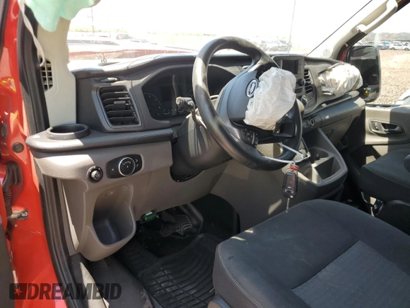 2020 Ford Transit Cargo with VIN 1FTBR1XG7LKB16358, listed as a Copart auction lot 59807995 with 72,135 mi miles and Salvage title. Bid and sale history available at DreamBid. Image 8.