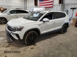 2022 Volkswagen Taos SE z VIN 3VVLX7B2XNM080185, wystawiony jako Copart lot #48114075 z przebiegiem 59 459 mil mil oraz Szkody całkowita. Historia ofert i sprzedaży dostępna na DreamBid. Obrazek 1.