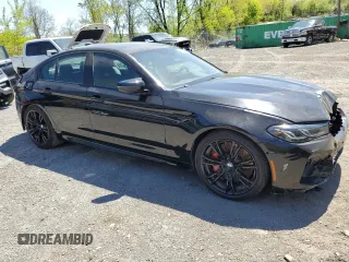 2021 BMW M5 z VIN WBS83CH04MCG09673, wystawiony jako Copart lot #55321695 z przebiegiem 39 443 mil mil oraz Szkody całkowita. Historia ofert i sprzedaży dostępna na DreamBid. Obrazek 4.