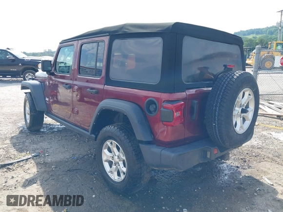 2021 Jeep Wrangler Unlimited Sport S с VIN 1C4HJXDG0MW709711, выставлен на аукционе IAAI как лот 42394165 с пробегом 52 916 миль миль и . История ставок и продаж доступна на DreamBid. Изображение 3.