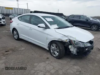 2020 Hyundai Elantra SEL with VIN 5NPD84LF7LH623656, listed as a IAAI auction lot 42026562 with 65,538 mi miles. Bid and sale history available at carsss.com. Image 1.