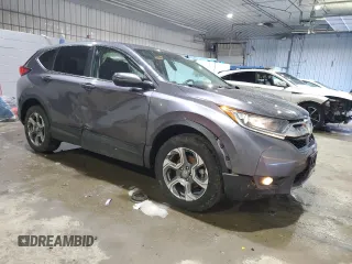 2019 Honda CR-V EX with VIN 7FARW2H58KE013377, listed as a Copart auction lot 46829085 with 85,300 mi miles and Salvage Title. Bid and sale history available at DreamBid. Image 4.