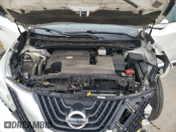 2017 Nissan Murano SL z VIN 5N1AZ2MHXHN199624, wystawiony jako Copart lot #54608845 z przebiegiem 91 893 mil mil oraz Szkoda całkowita • Salvage title. Historia ofert i sprzedaży dostępna na DreamBid. Obrazek 12.