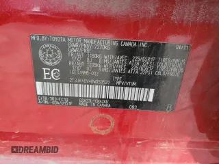 2011 Toyota RAV4 with VIN 2T3JK4DV4BW053522, listed as a Copart auction lot 49119235 with 241,029 mi miles and Salvage Title. Bid and sale history available at carsss.com. Image 13.