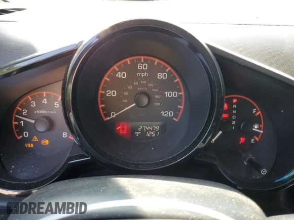 2007 Honda Element SC with VIN 5J6YH18907L003214, listed as a Copart auction lot 53550175 with 274,479 mi miles and Salvage Title. Bid and sale history available at DreamBid. Image 9.