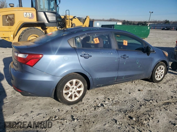 2016 Kia Rio LX with VIN KNADM4A32G6645016, listed as a Copart auction lot 86281424 with 119,384 mi miles and Salvage Title. Bid and sale history available at carsss.com. Image 3.